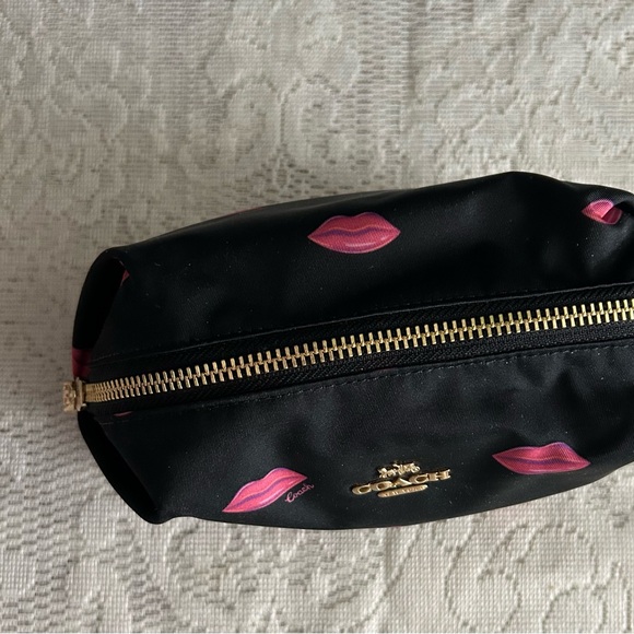 Coach Black and Pink Cosmetic Bag - Picture 2 of 5